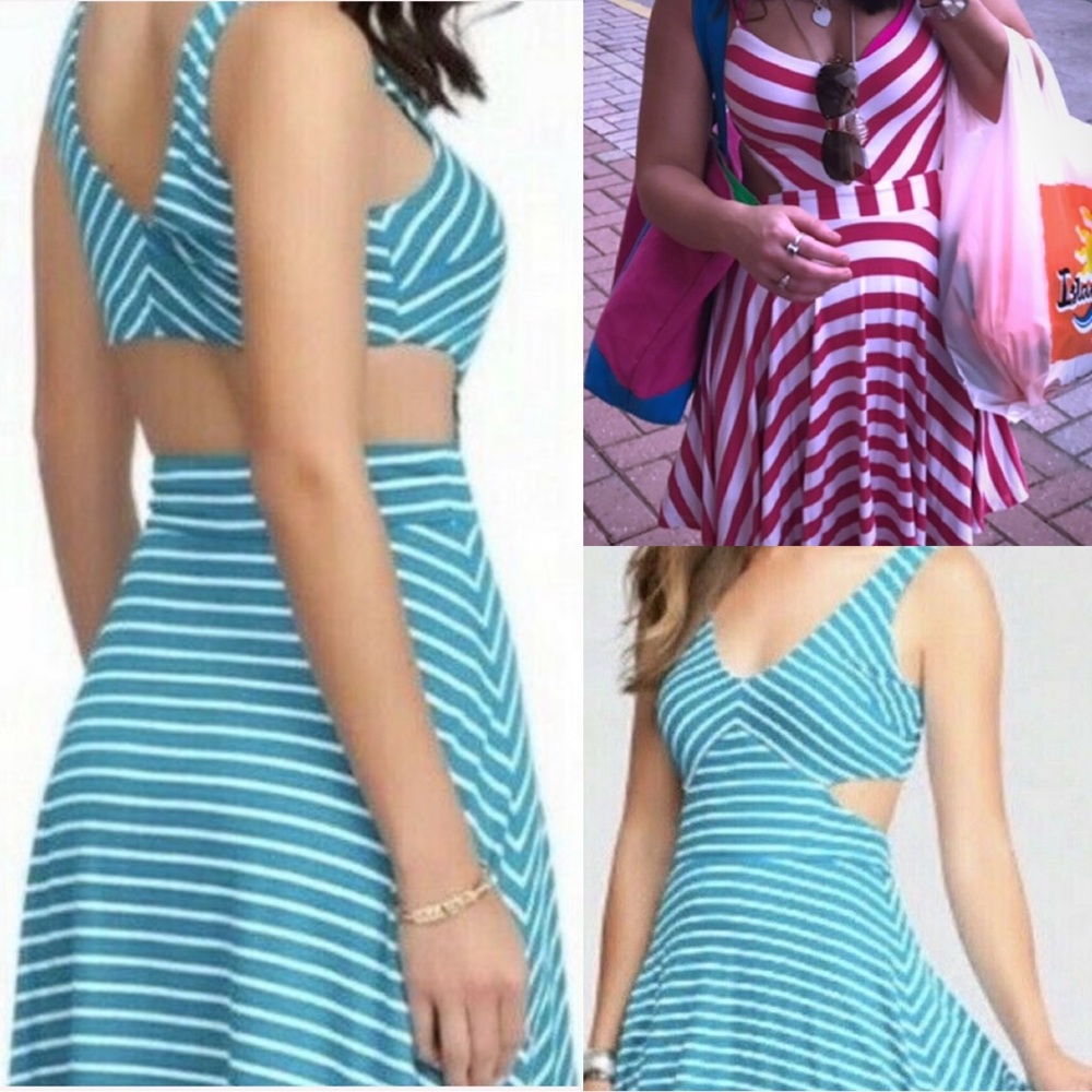 My favs!! So cute BEBE XX-SEXY cut-out waist dress